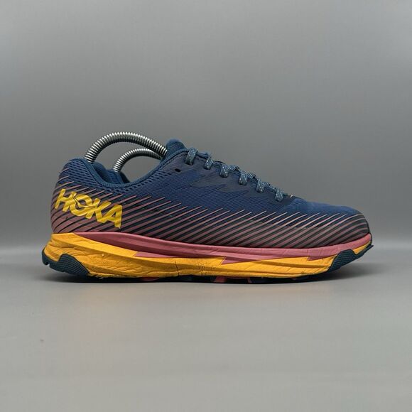 HOKA One One Torrent 2 Size 9 Women's Trail Running Shoe Blue 1110497 MBSF - Picture 1 of 10